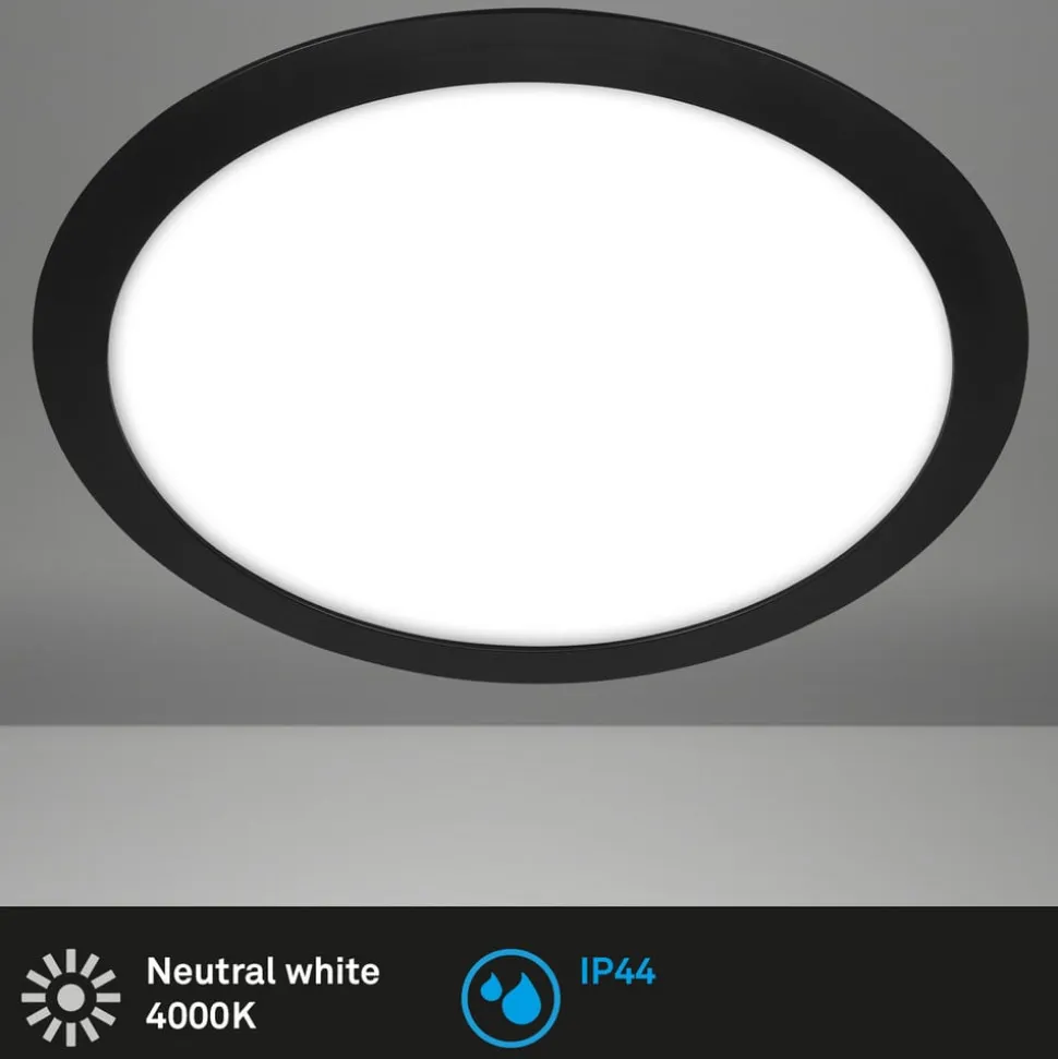 LED udendørs loftlampe 3766015, IP44, sort