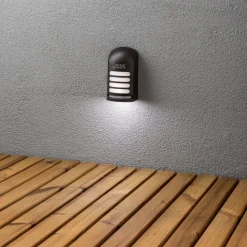 LED udendørs væg påbygningslampe Prato med sensor