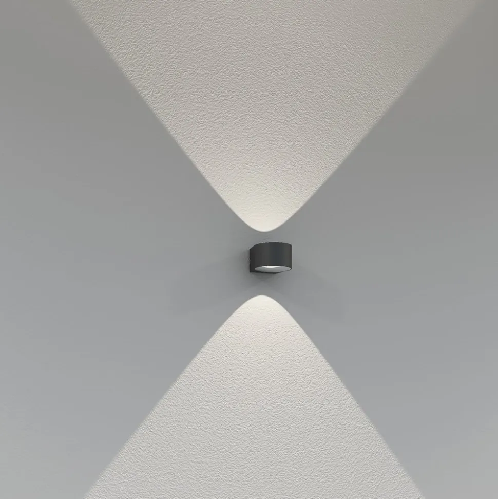 LED udendørs væglampe CMD 9029 med glaslinser