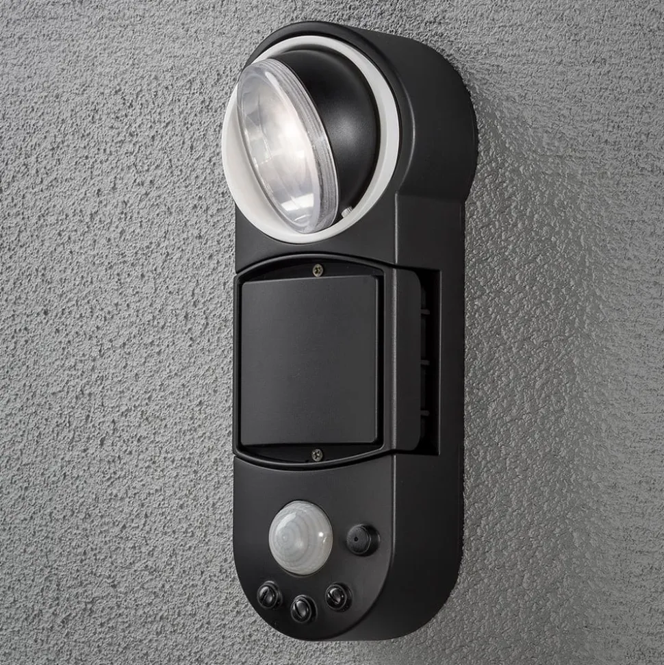 LED udendørs væglampe Prato batteridrevet, 10 cm