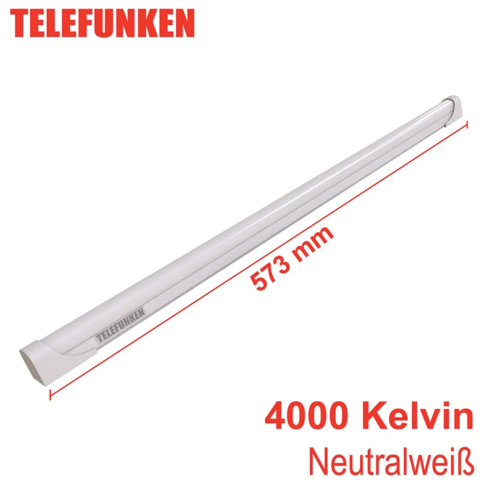LED underskabslampe Hebe, hvid, længde 57 cm