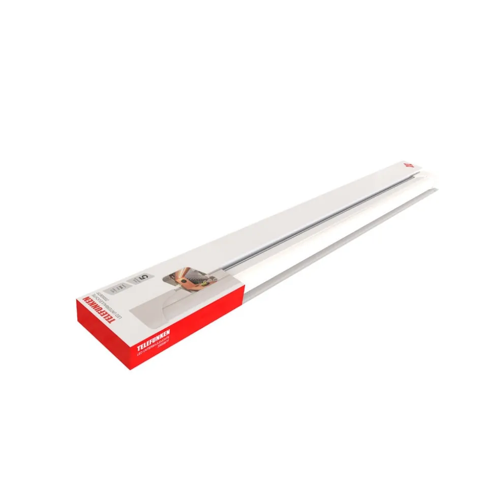 LED underskabslampe Hebe, hvid, længde 57 cm