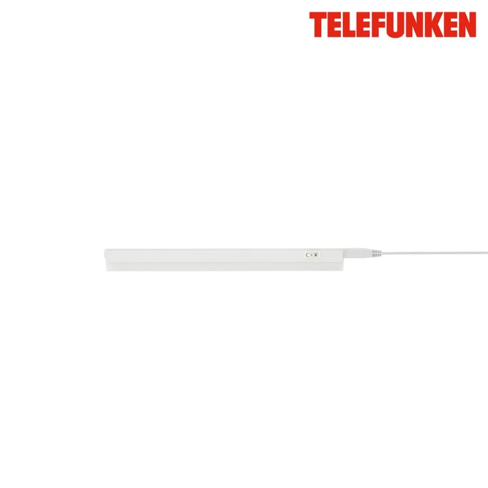 LED underskabslampe Hephaistos, hvid, længde 31 cm