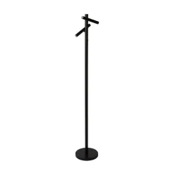LED-akku-gulvlampe 10460BK, sort, højde 127 cm, CCT 2 lyskilder