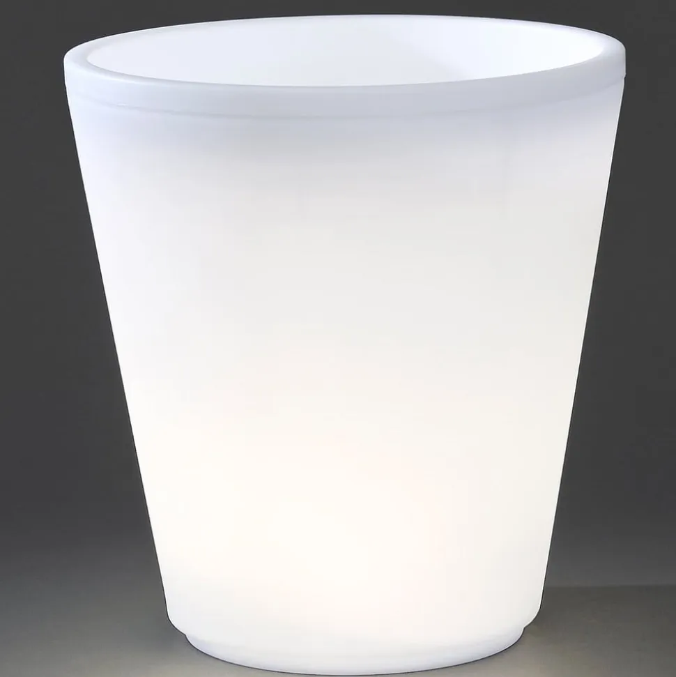 LED-blomsterkrukke Assisi oplyst Ø 37 cm