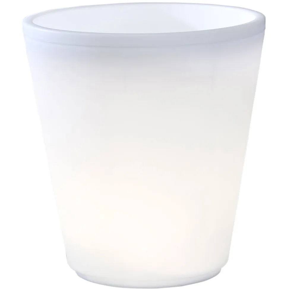 LED-blomsterkrukke Assisi oplyst Ø 37 cm