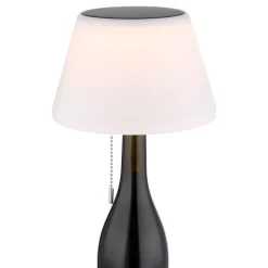 LED-bordlampe 36000 flasketop hvid plast