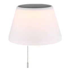 LED-bordlampe 36000 flasketop hvid plast