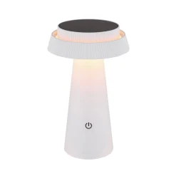 LED-bordlampe 36624, hvid, genopladeligt batteri, CCT, IP54, dæmpbar