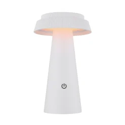 LED-bordlampe 36624, hvid, genopladeligt batteri, CCT, IP54, dæmpbar