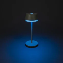 LED-bordlampe Lyon, grøn/grå, IP54, dæmper, CCT, RGB