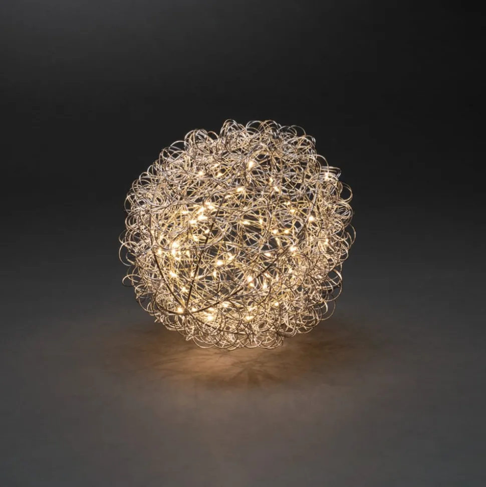 LED-dekorativ lyskugle, Ø 25 cm, 80 LED'er