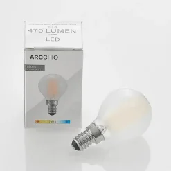 LED-dråbepære E14 4 W 2.700 K mat dæmpes, 2 stk
