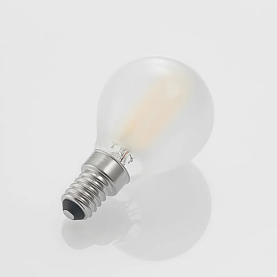 LED-dråbepære E14 4 W 2.700 K mat dæmpes, 5 stk
