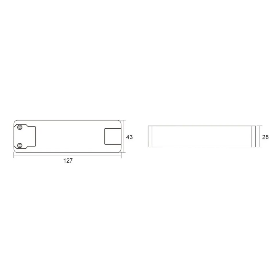 LED-driver Basic, CC, V8-40-1050mA/40V