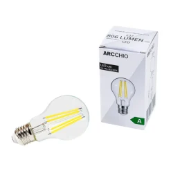 LED-filamentpære E27 5 W 3000 K 1060 lumen 10 stk