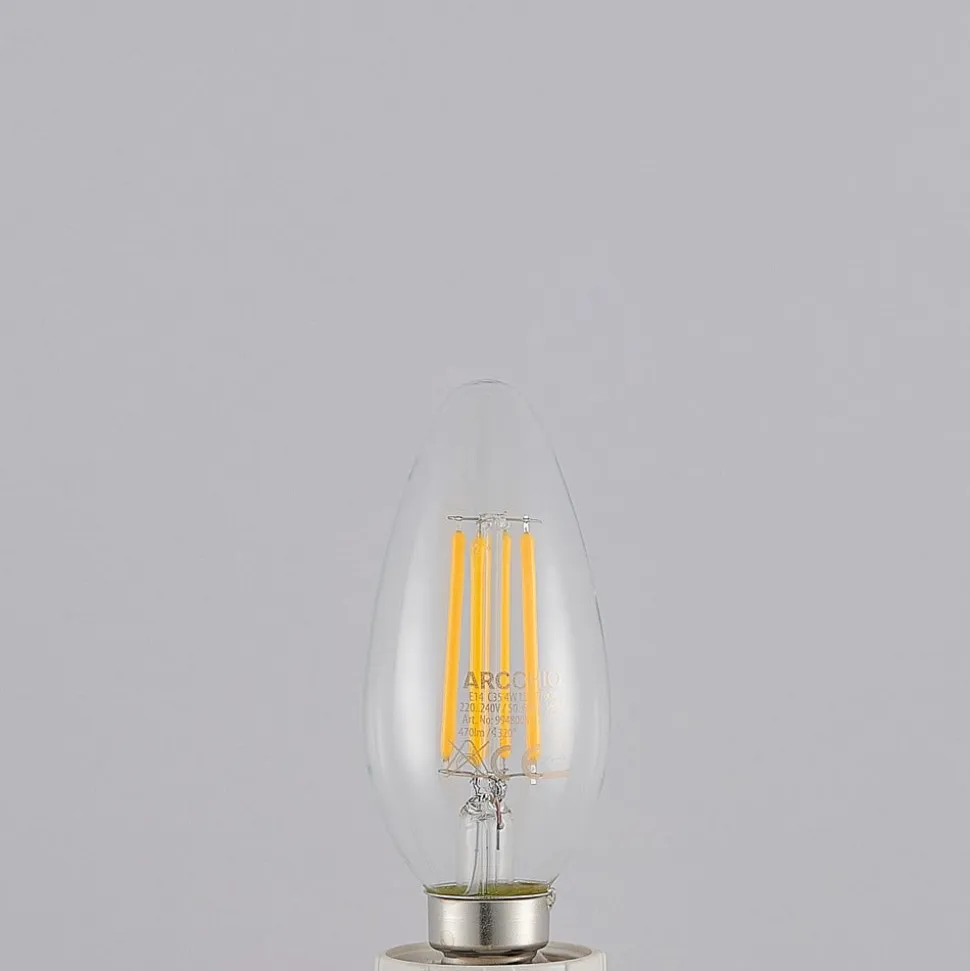 LED-filamentpære E14 4 W 827 3-trins-dæmper, 3 stk