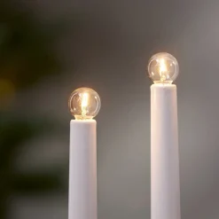 LED-filamentpære E10 3 W, kan dæmpes, 3 stk, 34 V