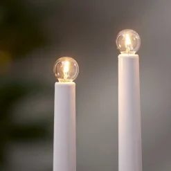 LED-filamentpære E10 3W dæmpbar, 3-pak, 55V