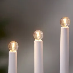LED-filamentpære E10 3W dæmpbar, 3-pak, 55V