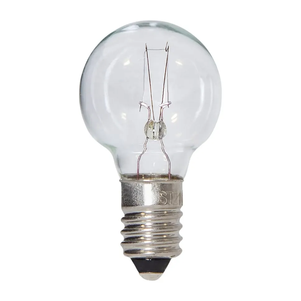 LED-filamentpære E10 3W dæmpbar, 3-pak, 55V