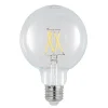 LED-filamentpære E27 4W 2.700K G95 Globe, glødetråd, klar