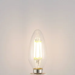 LED-filamentpære E14 4W 2.700K 3-trins dæmper