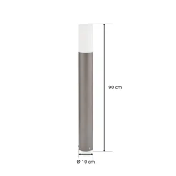 LED-gadelampe 2277, antracit