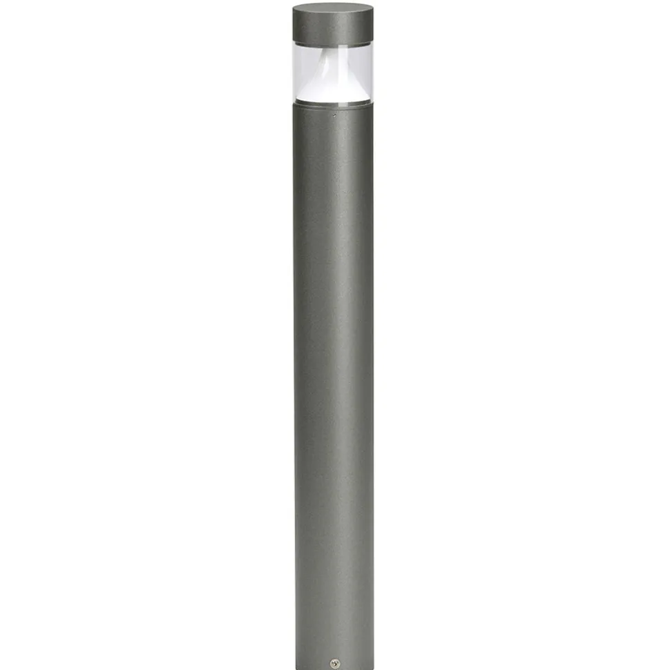 LED-gadelampe 2295, antracit/klar