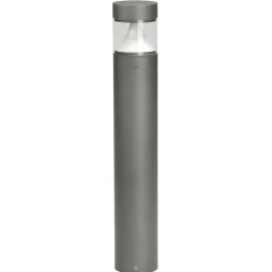 LED-gadelampe 2275, antracit/klar