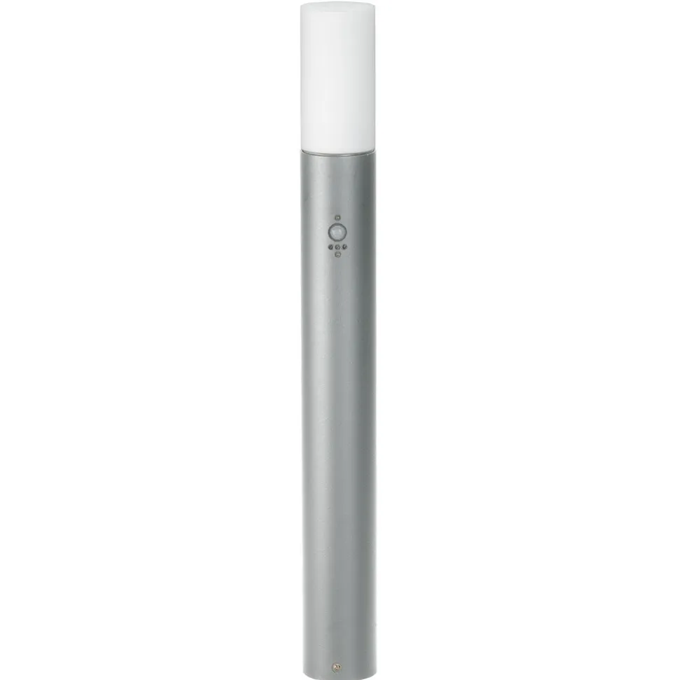 LED-gadelampe 2278, bevægelsessensor, sølv