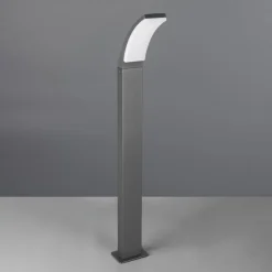 LED-gadelampe Beja, antracit, aluminium, højde 100 cm
