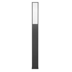 LED-gadelampe Fuerte, antracit, aluminium, IP54