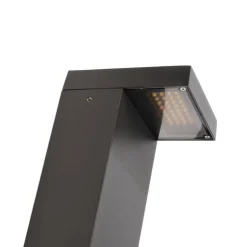 LED-gadelampe Lerna 1000 mørkegrå Højde 100 cm 7,4 W CCT