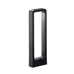 LED-gadelampe RENO, antracit, højde 50 cm, metal, IP54
