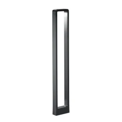 LED-gadelampe RENO, antracit, højde 100 cm, metal, IP54