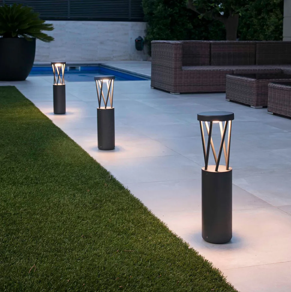 LED-gadelampe Twist