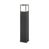 LED-gadelampe Witham, 80 cm høj, antracit, CCT, IP54