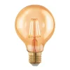 LED-globe E27 G80 4 W filament 1.700 K rav, dæmpes