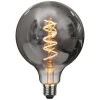 LED-globepære E27 2 W G125 Decoled Spiral Smoke