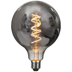 LED-globepære E27 2 W G125 Decoled Spiral Smoke