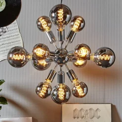 LED-globepære E27 2 W G125 Decoled Spiral Smoke
