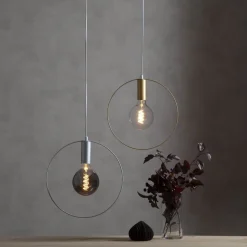 LED-globepære E27 2 W G125 Decoled Spiral Smoke