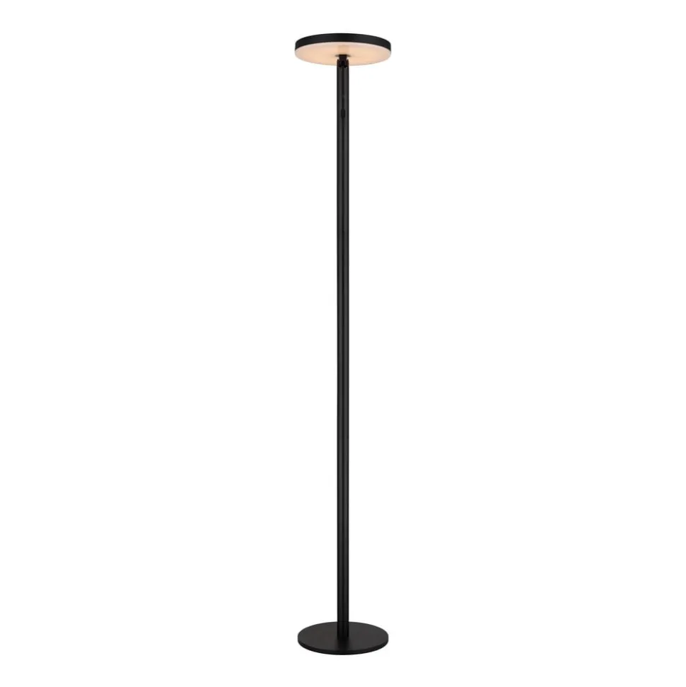 LED-gulvlampe 36508, sort, aluminium, CCT, IP54
