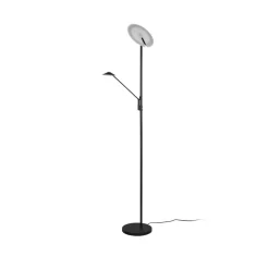 LED-gulvlampe Brantford læselampe sort mat