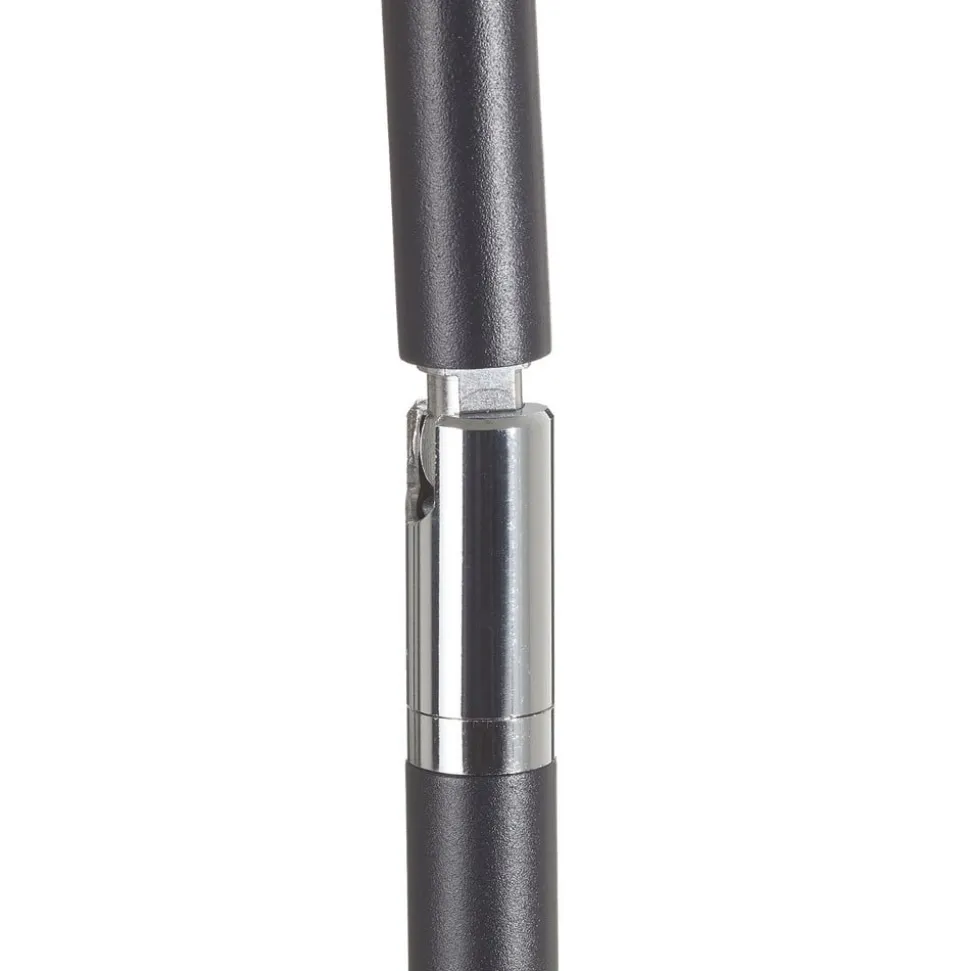 LED-gulvlampe Filigran, sort, dæmpbar, justerbar