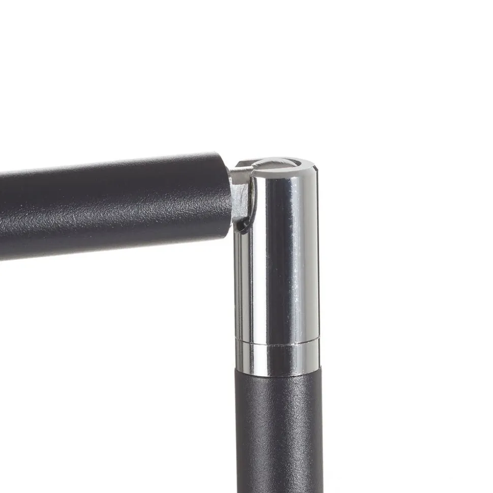 LED-gulvlampe Filigran, sort, dæmpbar, justerbar