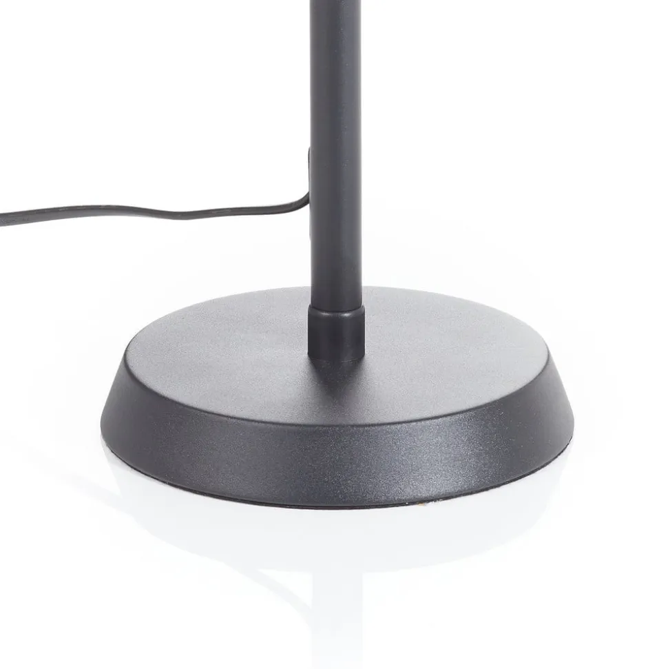 LED-gulvlampe Filigran, sort, dæmpbar, justerbar