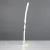 LED-gulvlampe Ginko, hvid mat, metal, højde 110 cm