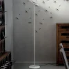 LED-gulvlampe Joshua i hvid